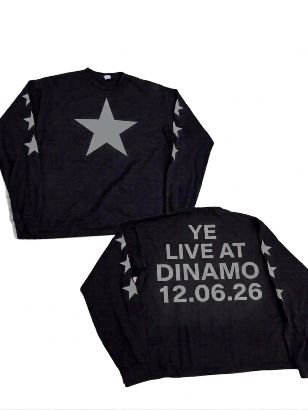 Ye Live at DINAMO Long Sleeve T shirt Street Vendor Merch